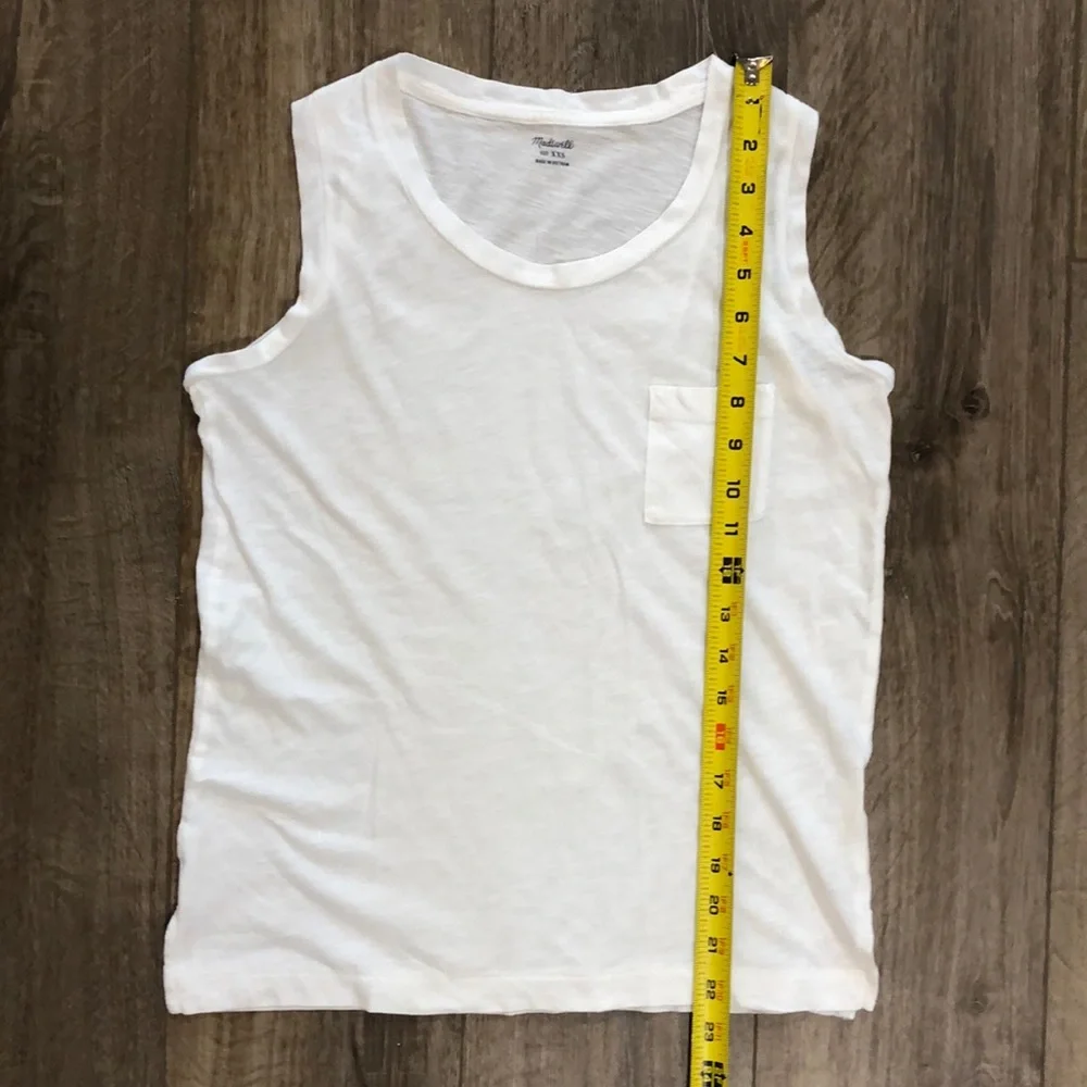 MADEWELL - 100% Cotton Loose Fit Sleeveless Tee - Picture 5 of 6